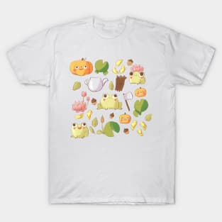 Cute frogs pattern T-Shirt